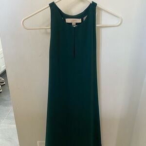 LOFT Deep Teal T Back Dress Size XS